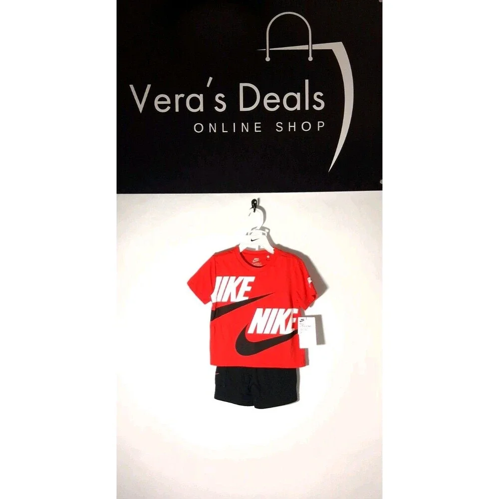 Nike Baby Boys Just Do It 2-Piece T-Shirt Short Set Size 24M - Picture 3 of 12